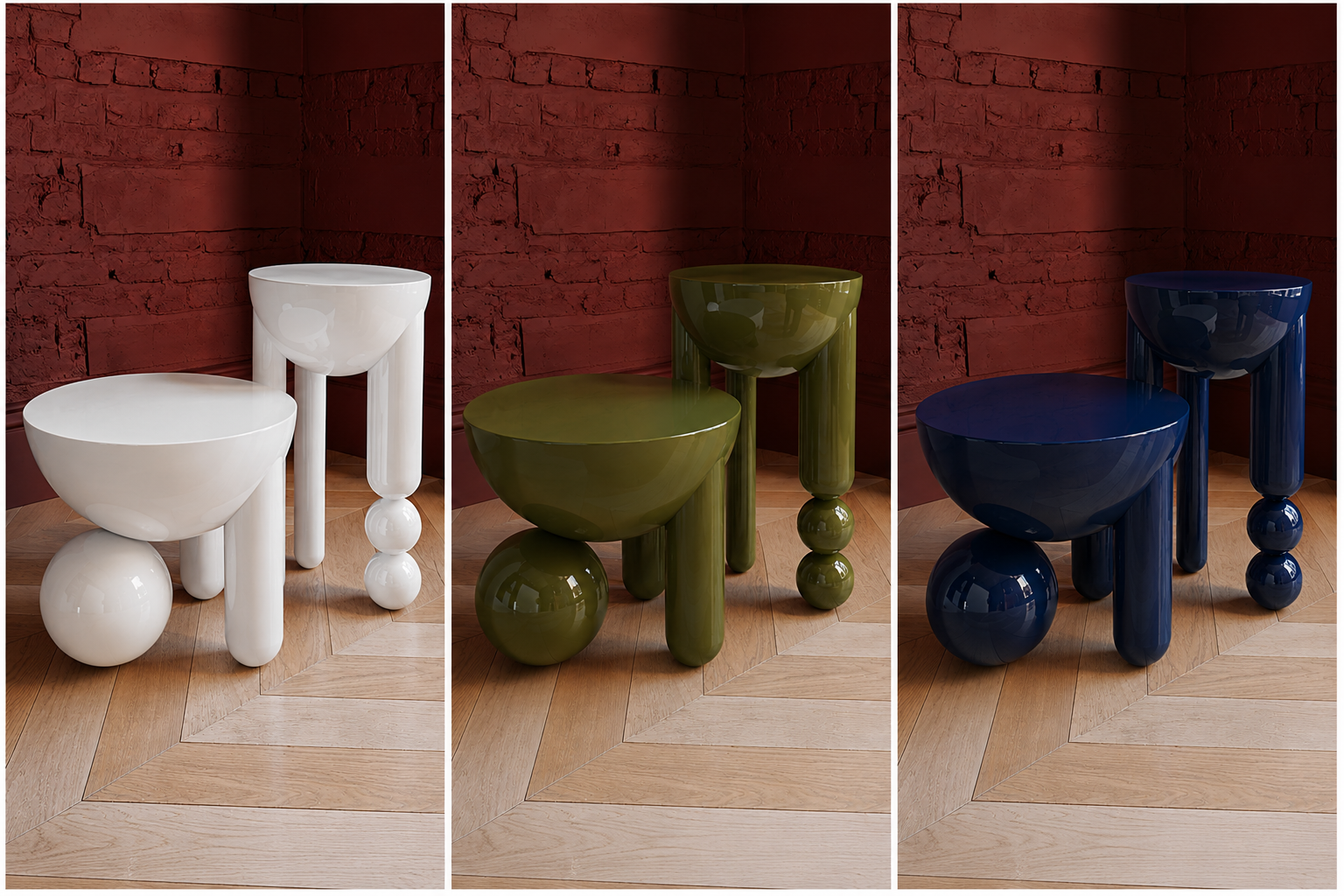 Table d'appoint Sphère — Collection Orb