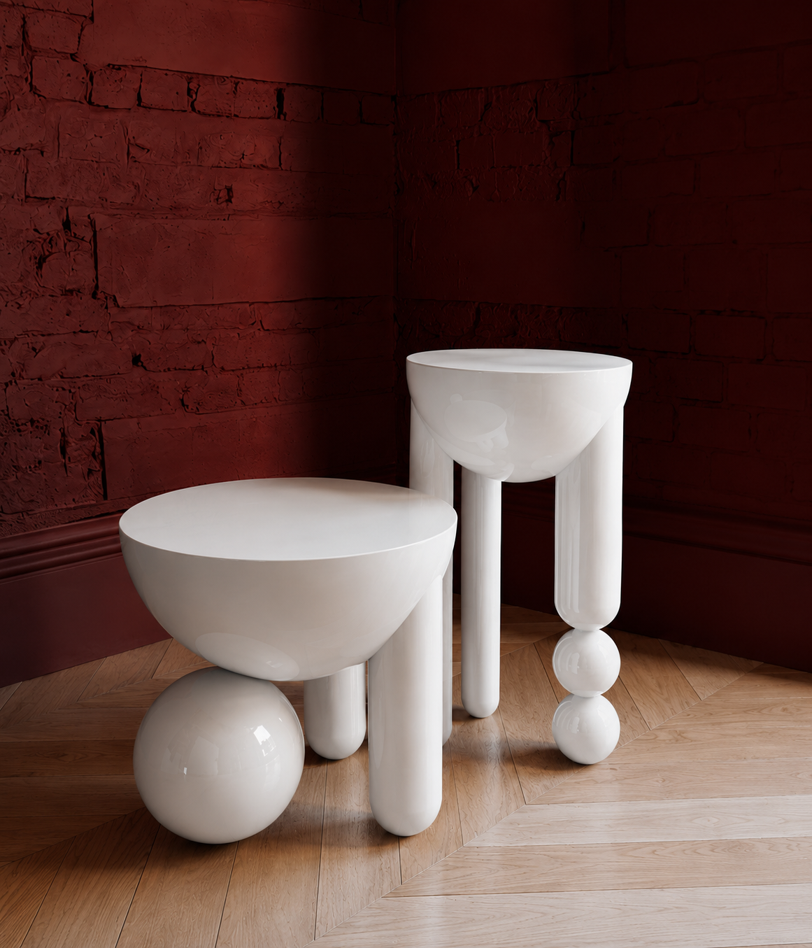 Table d'appoint Sphère — Collection Orb