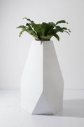 Pot Architectural "Origami Solo" – Jardinière Facettée Individuelle